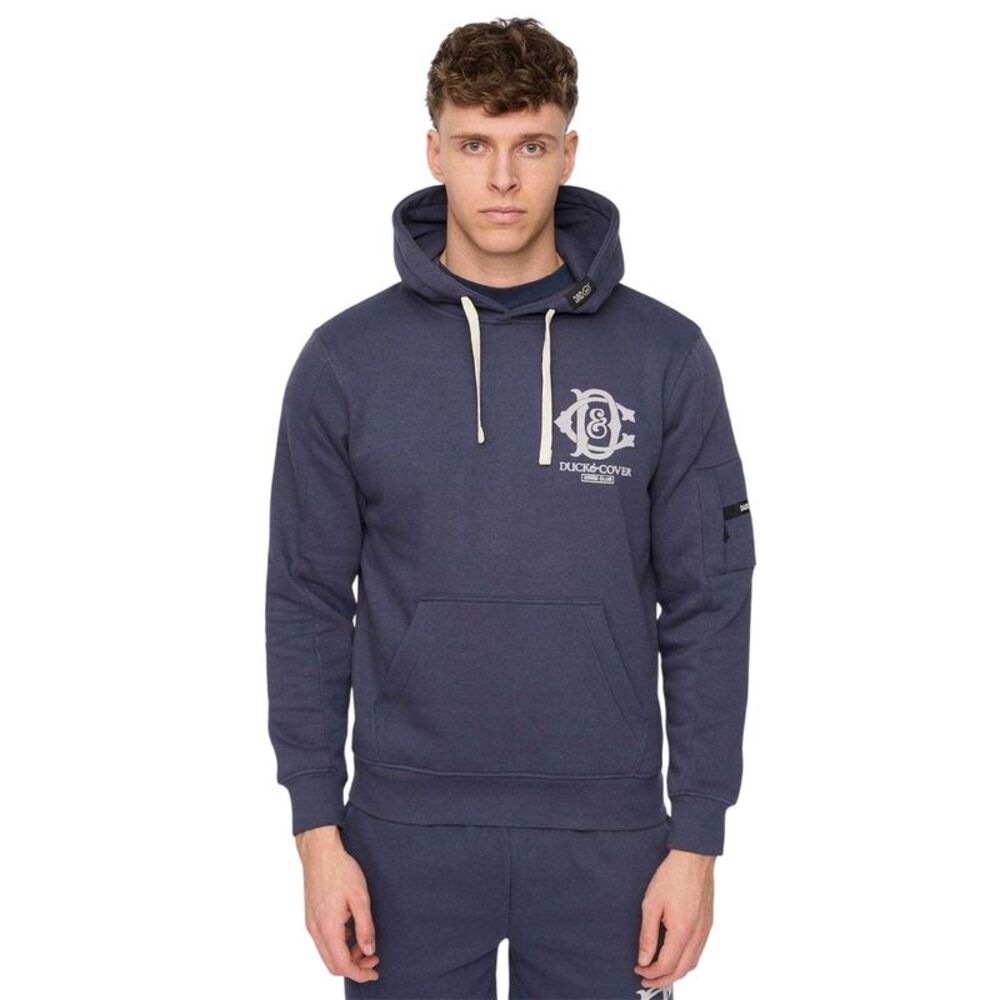 Duck and Cover Mens Randolph Hoodie / Navy